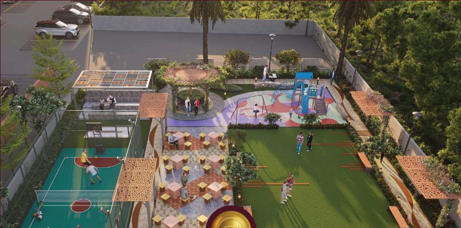 Multi-sports arena and kids play zone