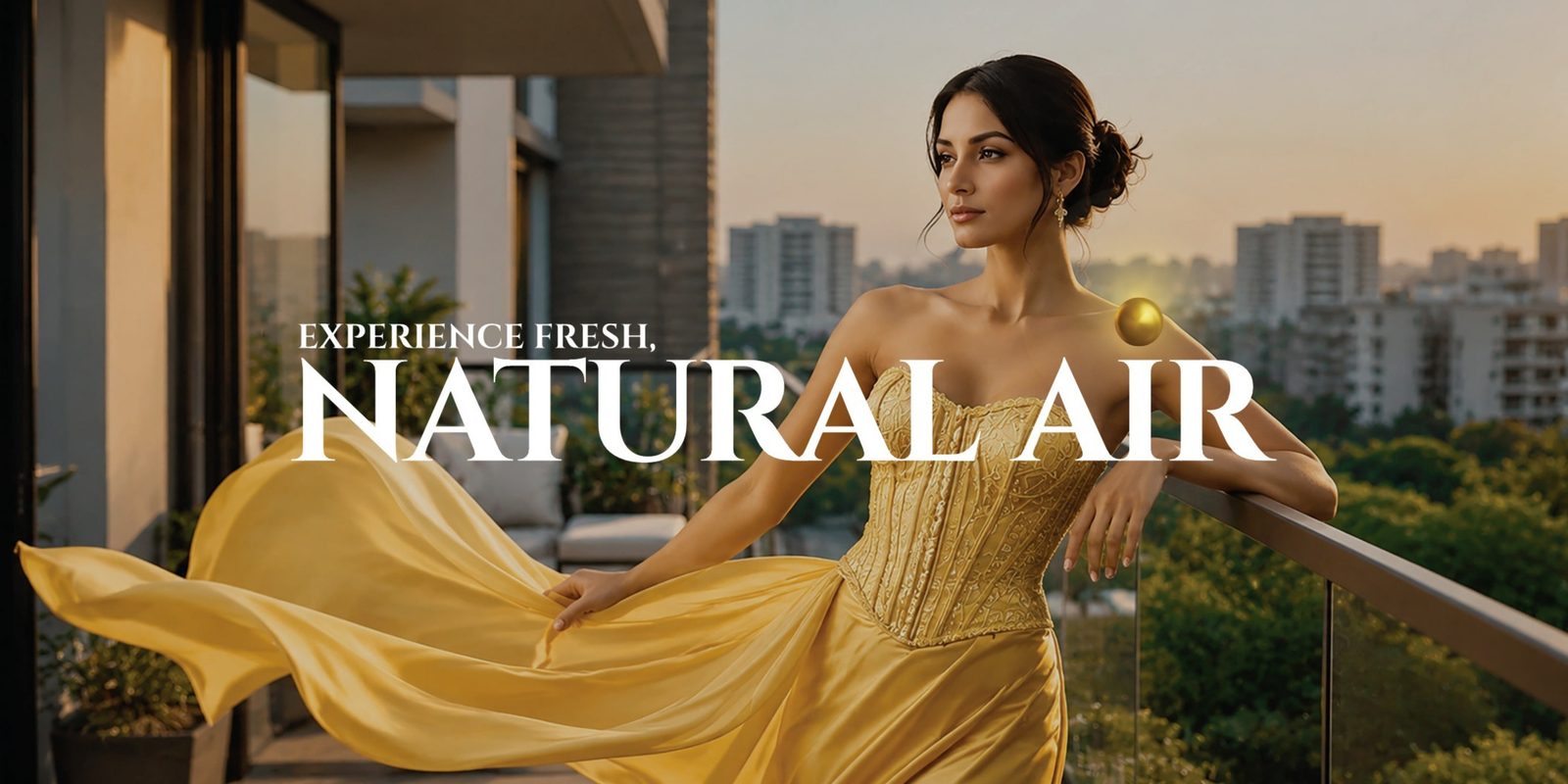 Experience fresh natural air on Evara balconies
